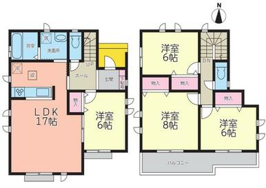 ★堂々完成！御内覧可能です！開放感あるリビングと洋室合わせて約２３帖の広々空間♪★