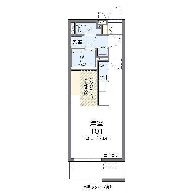 代表的な間取のため実際の間取とは異なる場合があります