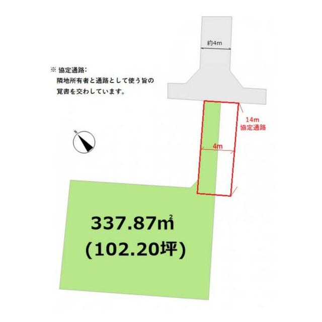 337.87平米の土地！