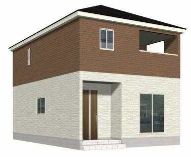 1号棟　外観パース