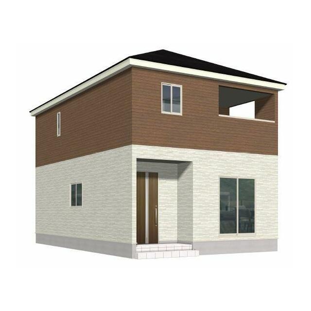 1号棟　外観パース