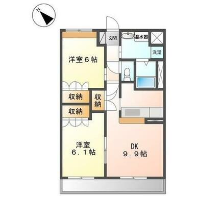 人気のカウンターキッチン＆全室収納付きのお部屋です♪