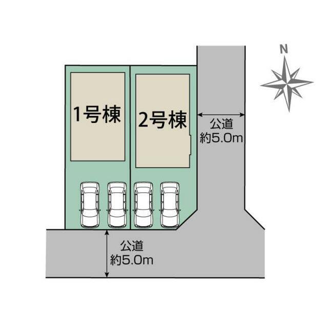 千葉市若葉区千城台北1丁目2棟 区画図