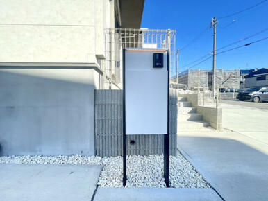 宅配ボックス付 門柱