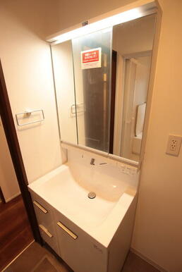 忙しい朝にはあると嬉しいシャワー付洗面化粧台♪
