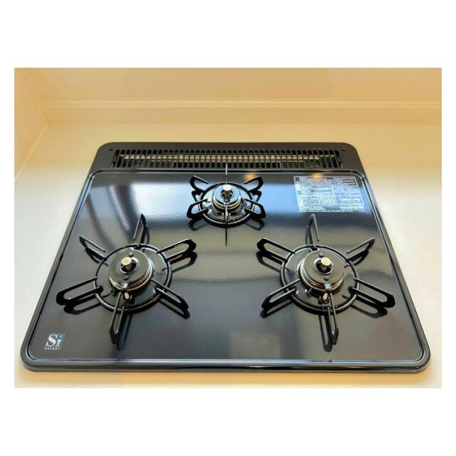 「3口ガスコンロ」新品に交換しております。