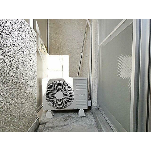 落ち着いた時間を過ごせるバルコニーです