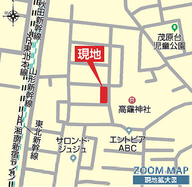 現地案内図・拡大