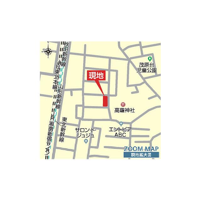 現地案内図・拡大