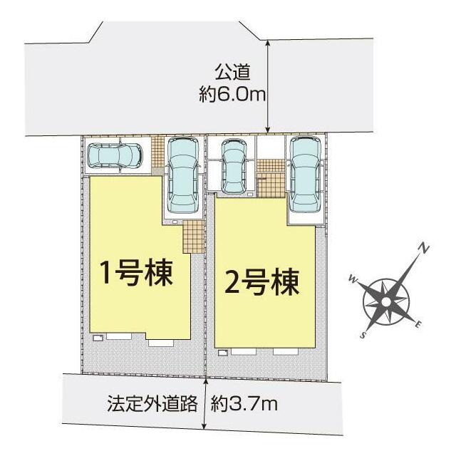 千葉市若葉区千城台東4丁目2棟 区画図