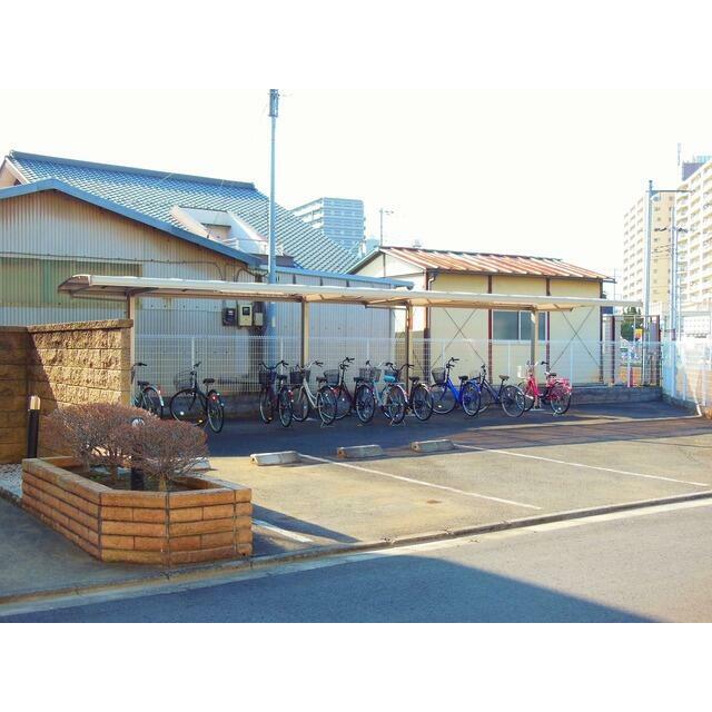 屋根付駐輪場！