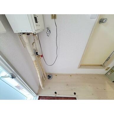 洗濯機は玄関近くに置けます