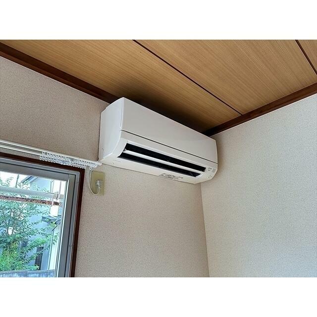 エアコン付きで１年通して快適