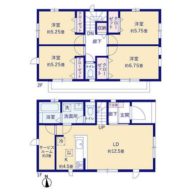 ☆1号棟間取り図☆