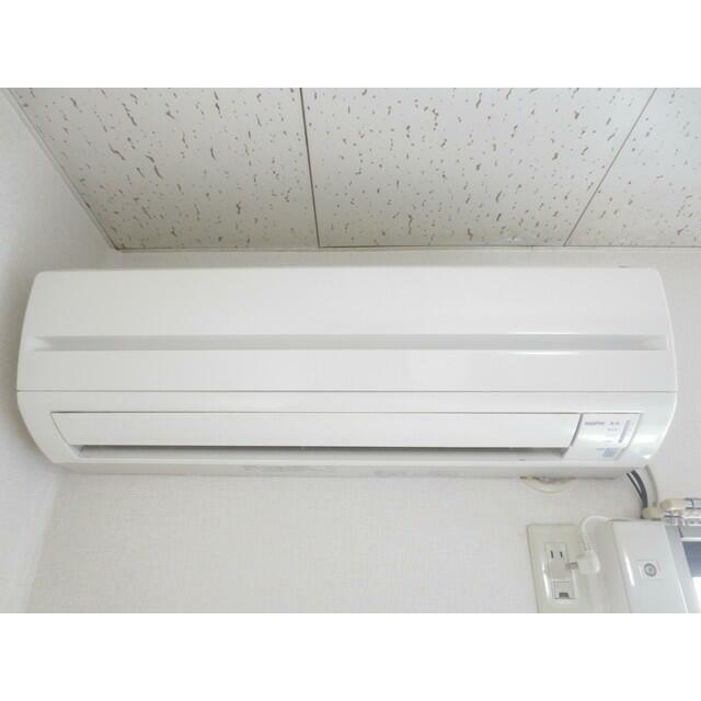 エアコン設置済みなので面倒な取り付け作業いりません♪