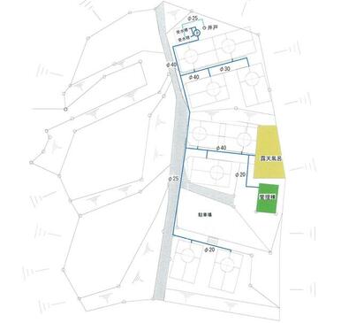 敷地内設備配置図