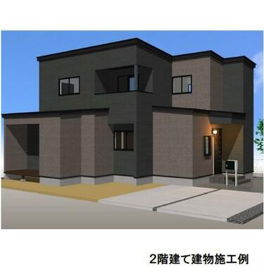 ２階建てプラン完成予想外観（プレミアムプラン）