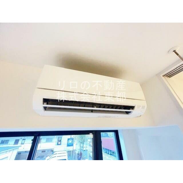 エアコン設置済みなので入居後すぐに使えて快適です！