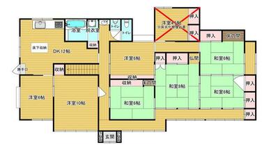 間取図（１階）