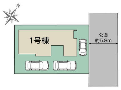 茅ヶ崎市堤3期1棟 区画図