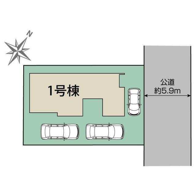 茅ヶ崎市堤3期1棟 区画図