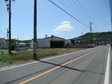 県道拡幅工事前の写真です