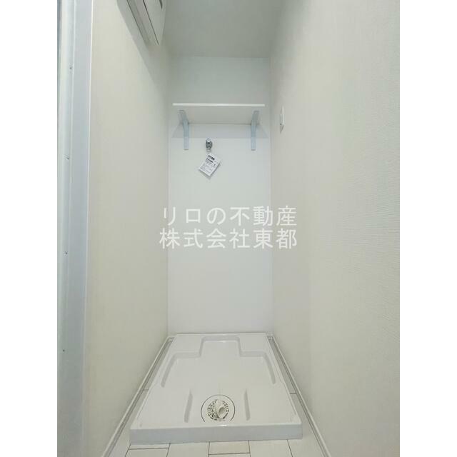 洗濯機置場には防水パンを設置！水漏れも安心です◎