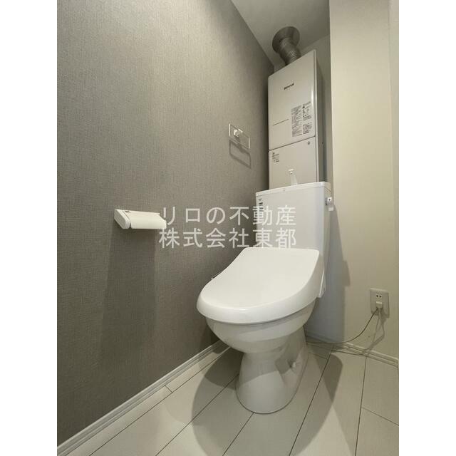 清潔感をキープできる快適な洗浄便座付きです