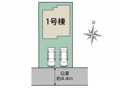 日進市岩崎町元井ゲ1棟 区画図