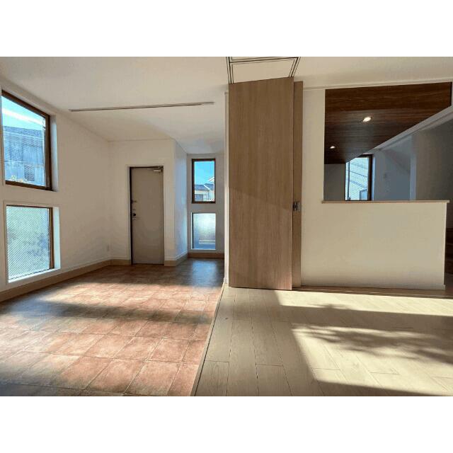 リビングに繋がる土間スペースの使い方は自由自在