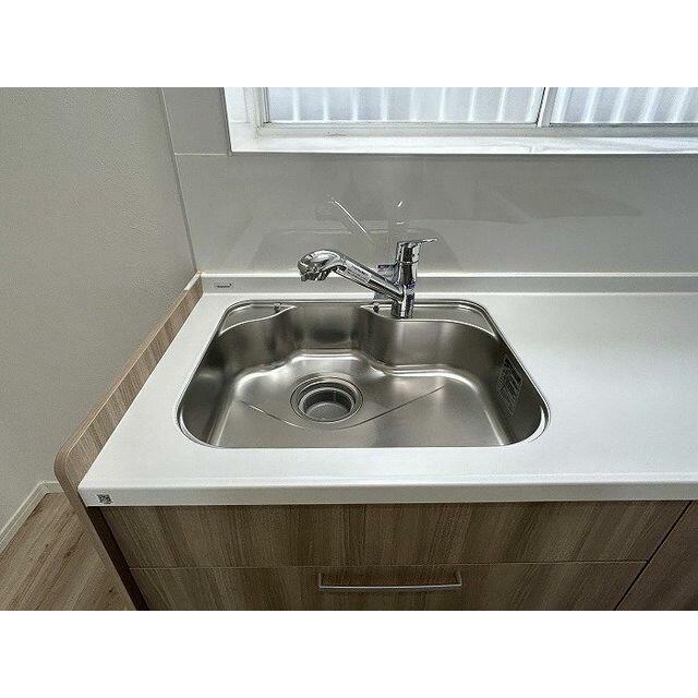 新品交換済みのシンク