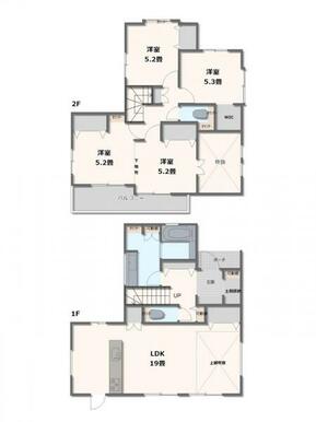 2号棟・3LDK～4LDK+WIC