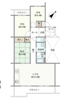 ２０２４年リフォーム済み！北助松第４次団地