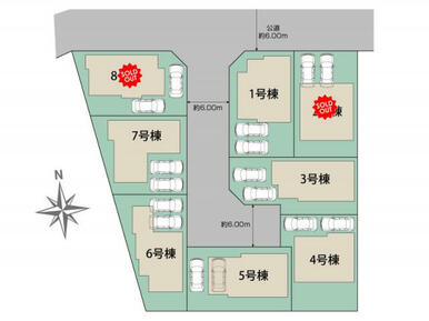 名古屋市港区春田野2丁目 区画図