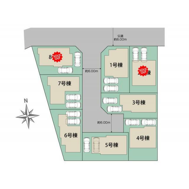 名古屋市港区春田野2丁目 区画図