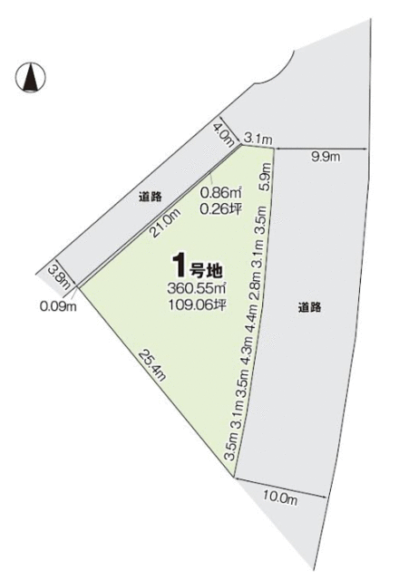 物件画像 福岡市東区 若宮２丁目 (土井駅) 住宅用地