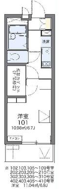 代表的な間取のため実際の間取とは異なる場合があります
