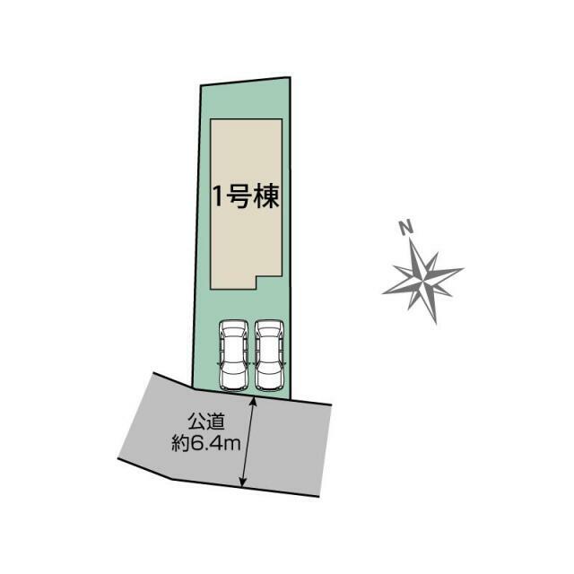 東松山市松本町1丁目1棟 区画図