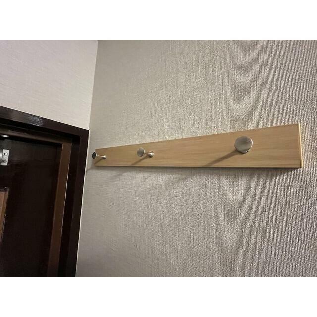 玄関に3連フック★