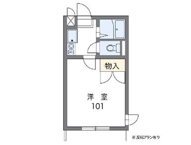 代表的な間取のため実際の間取とは異なる場合があります