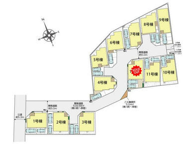 寒川町小谷2丁目12区画　区画図