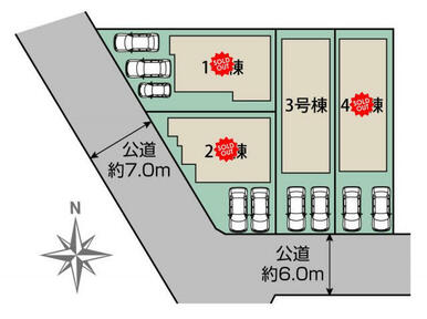 小牧市久保一色南2丁目4棟 区画図