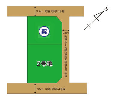 ２号地の販売となります。自由設計で理想の住まいづくりをご提案いたします。