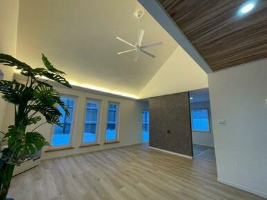 LDK18帖と家具の設置もしやすい広さ。