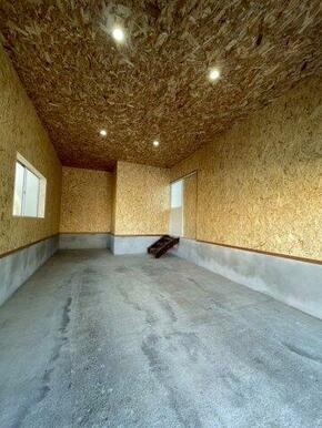 広々ビルトインガレージは多用途に活躍♪