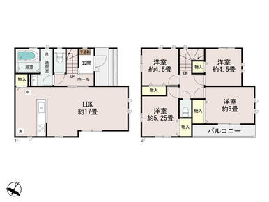 １号棟間取り図