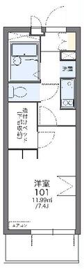 代表的な間取のため実際の間取とは異なる場合があります