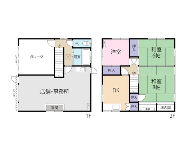 春の町店舗付住居 3dk 北九州市八幡東区の貸戸建住宅の物件情報 賃貸 アパート マンション 一戸建て 北九州市 不動産 不動産情報アス プラス 60abe95fcbde9717