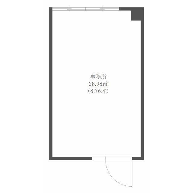 シンプルな事務所仕様