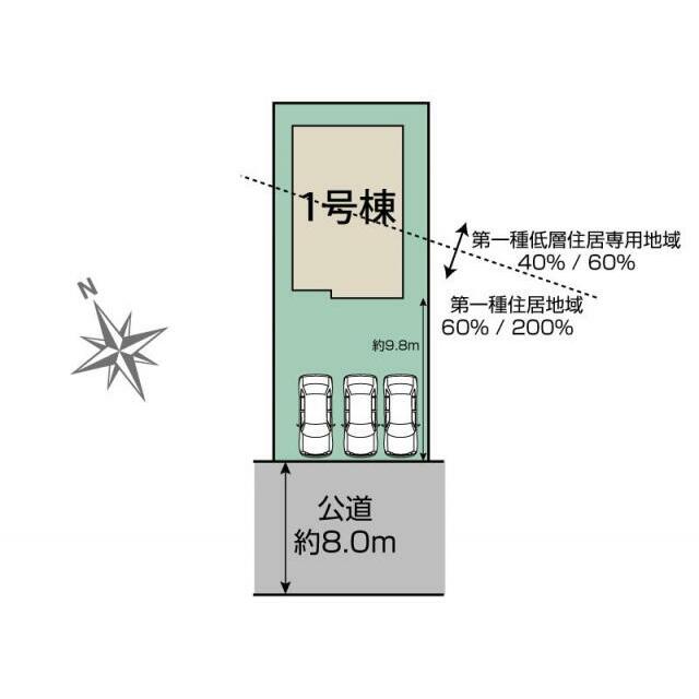 千歳市富丘4丁目2期1棟 区画図